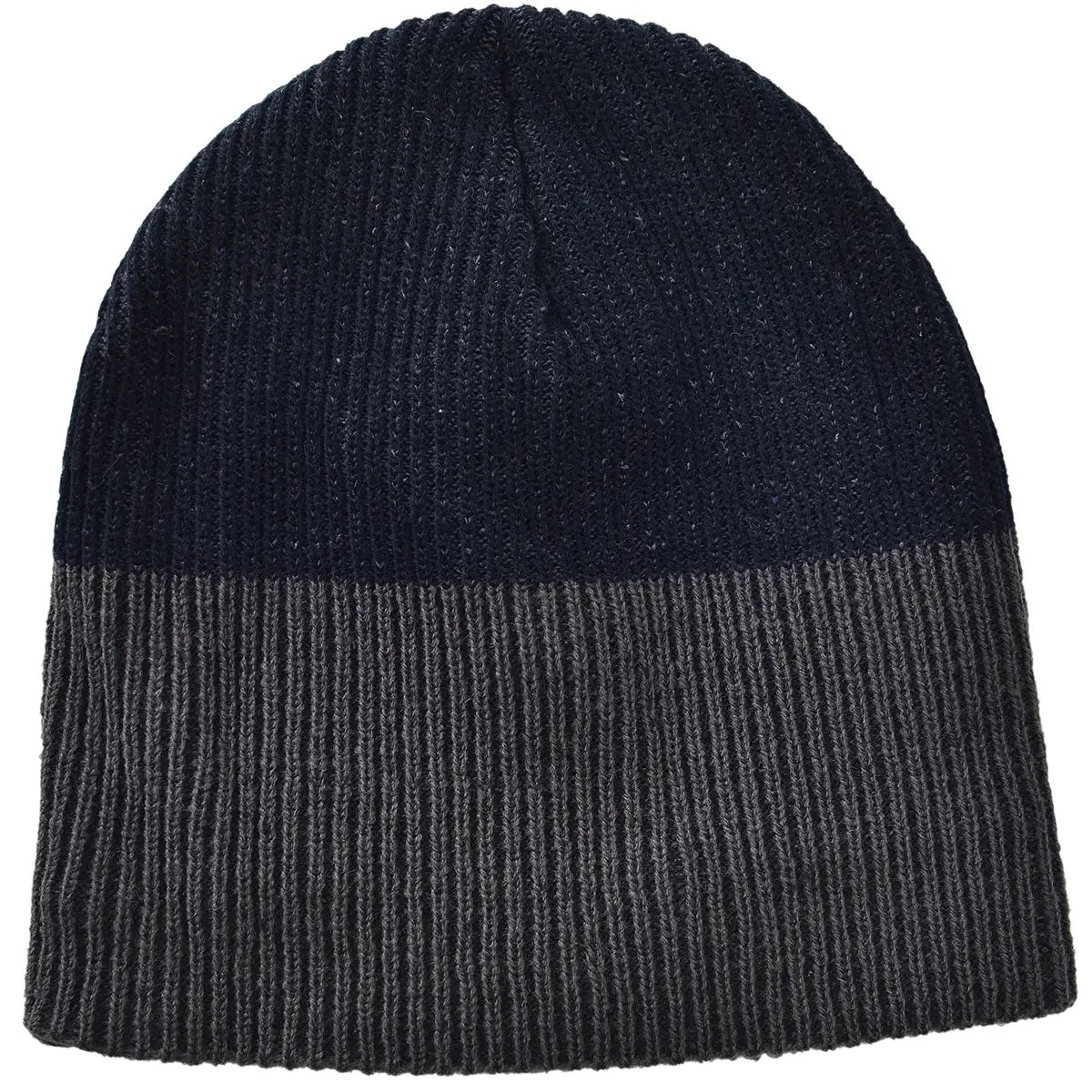 Ribbed Toboggan Beanie Black