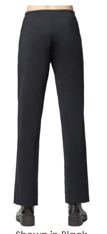 Traveler Pant in Black Mini Stripe Print by Porto
