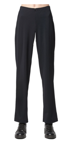 Traveler Pant in Black Mini Stripe Print by Porto