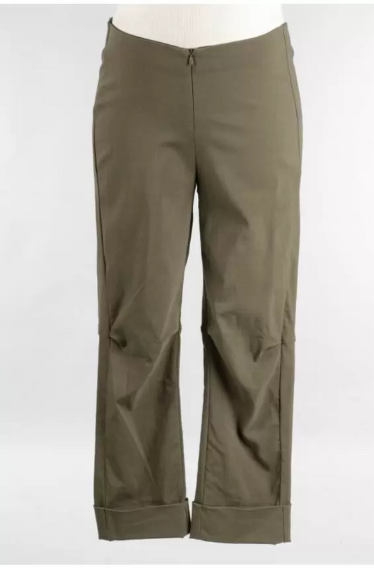 Verona Crop Pant in Military by Porto