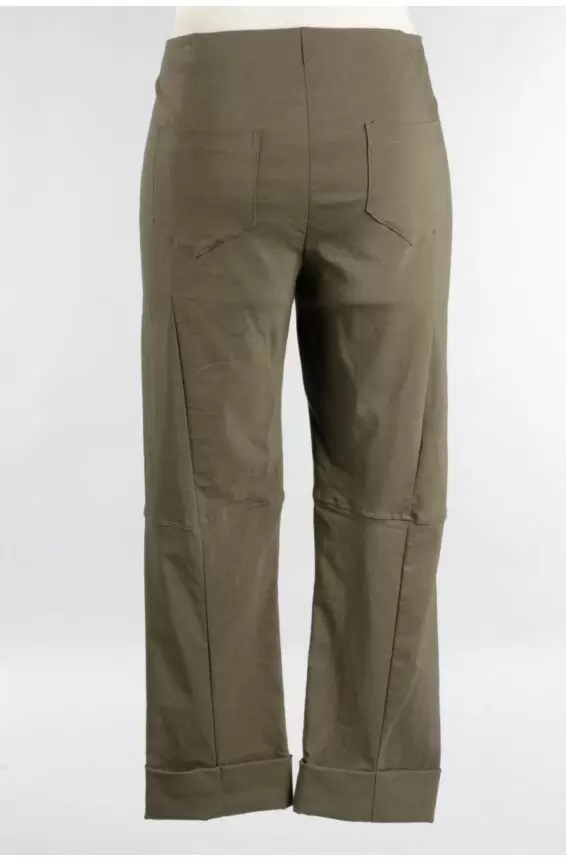 Verona Crop Pant in Military by Porto