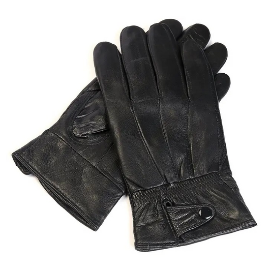 Leather Driving Gloves Black Men's