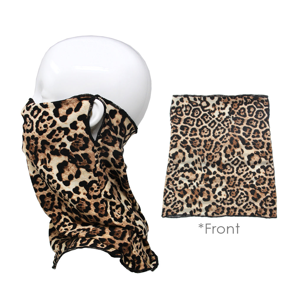 Fashion Leopard Print Seamless Tube Scarf Mask