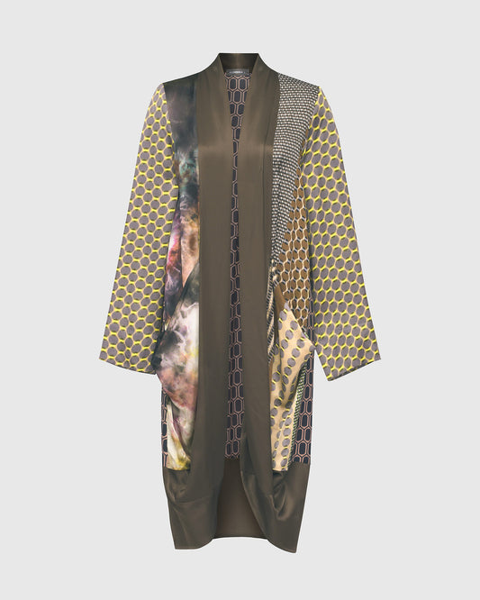 Curved Front Duster Jacket, Supernova by ALEMBIKA
