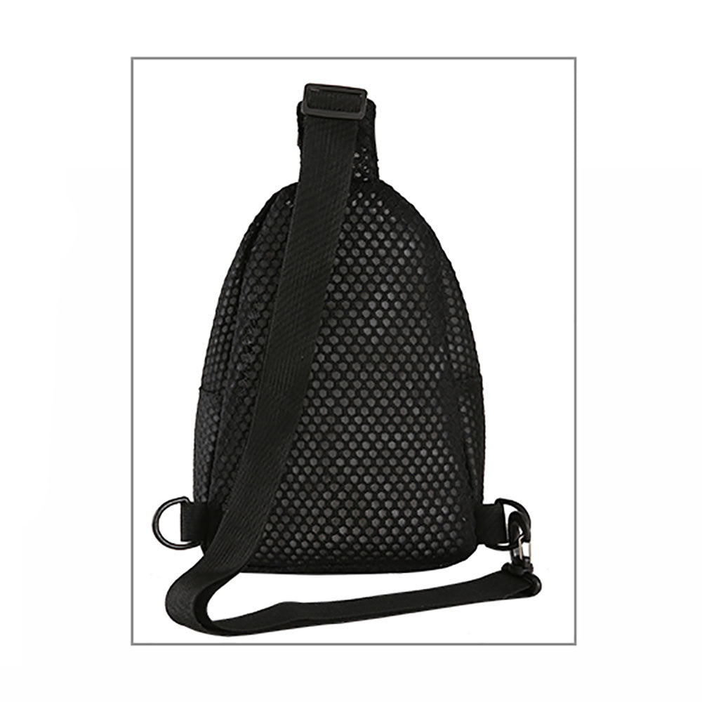 Black solid sling bag Clearance