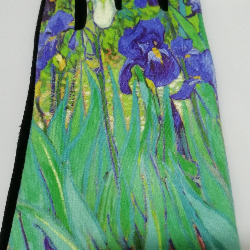 ART SMART TOUCH GLOVES "Van Gogh Art Gloves Irises" PRINT