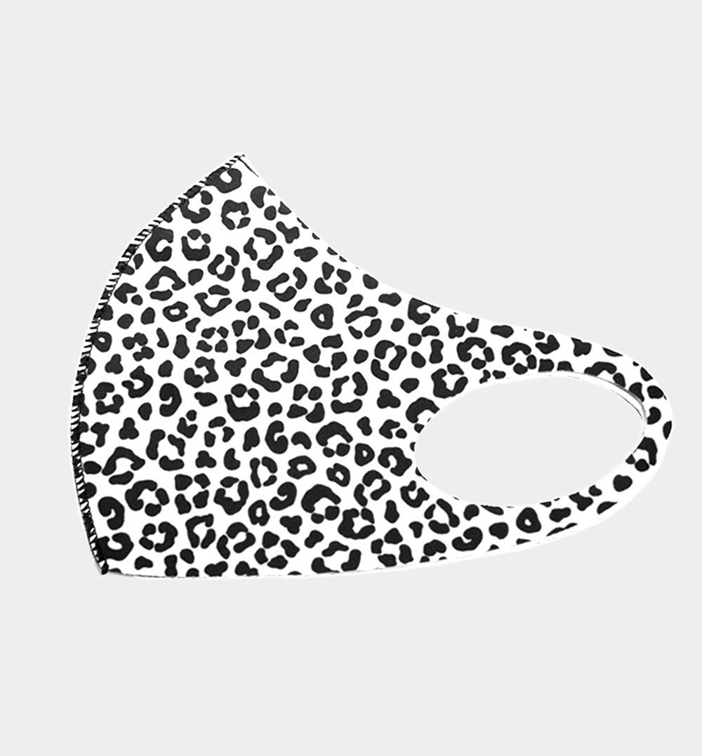 Fashion Fabric Leopard Print Face Mask