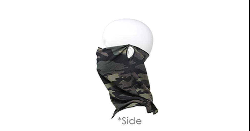 Fashion Camo Print Seamless Tube Scarf Face Mask