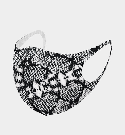 Fashion Fabric Snake Print Face Mask