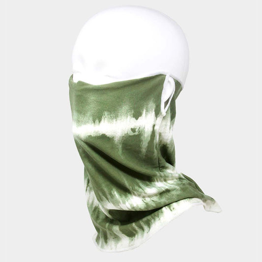 Fashion Tie-Dye Print Seamless Tube Scarf Mask