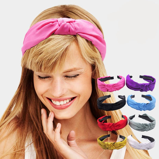 SOLID KNOT HEADBANDS in Spring Colors in 8 Colors
