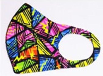 Fun Graphic Print Face Mask Geometric