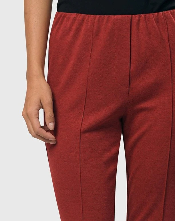 Essential Slim Pants in Red by Alembika