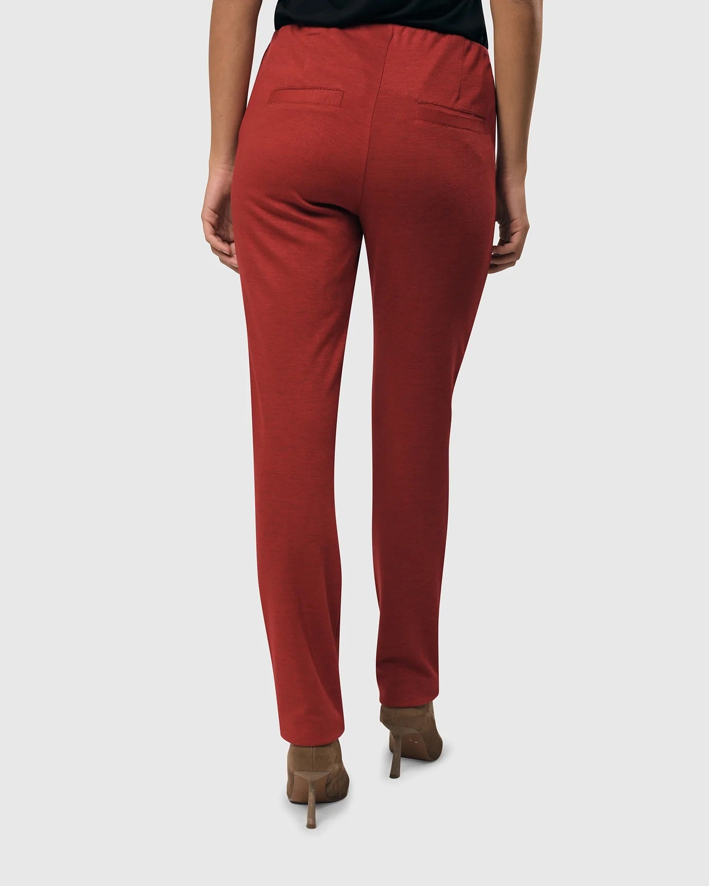 Essential Slim Pants in Red by Alembika
