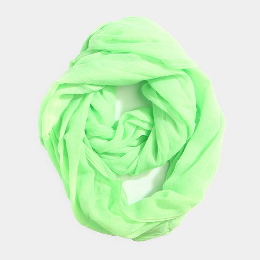 Infinity Cotton Scarf GREEN