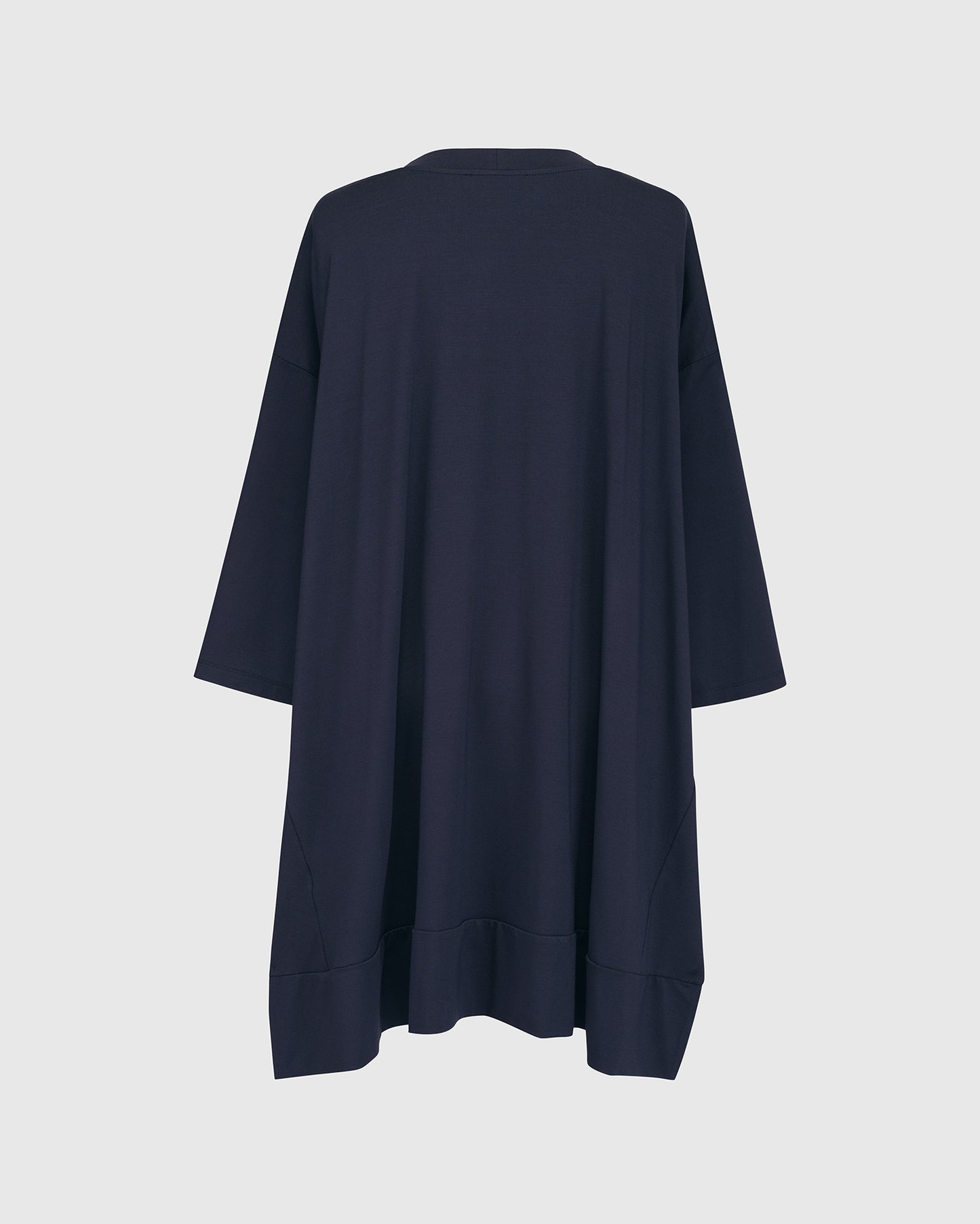 Essential Oversized Trapeze Top, Navy By Alembika