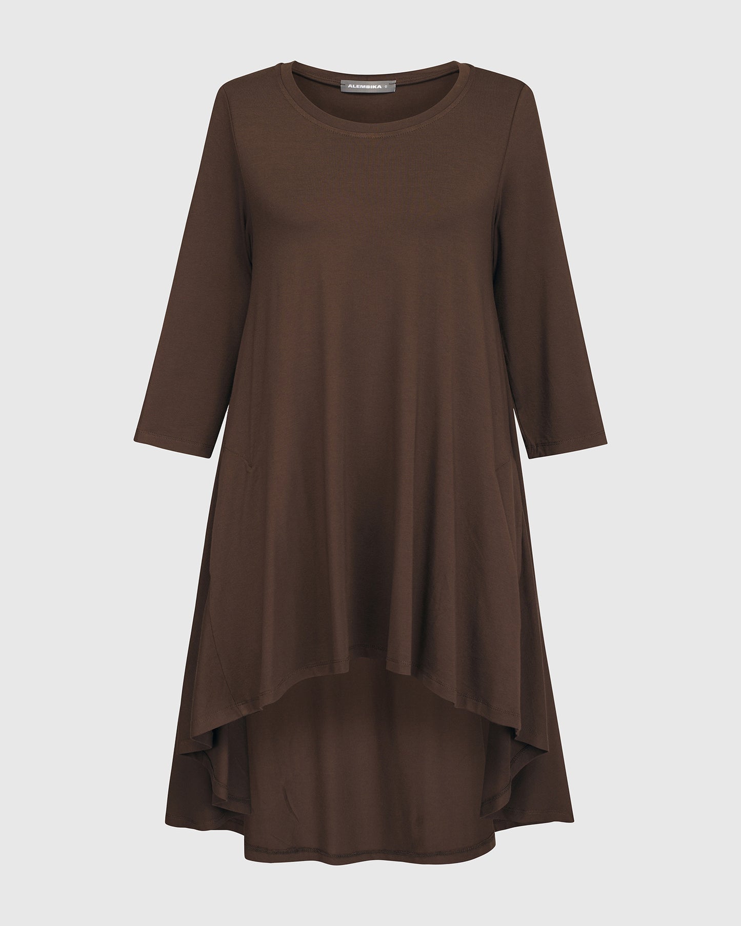 Essential Swing Tunic Top, Coffee by Alembika