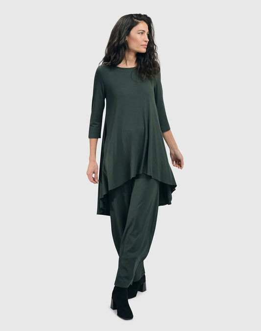 Essential Swing Tunic Top, Green by Alembika
