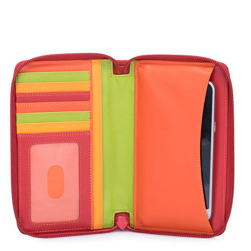 7CC Zip Around Purse/Wallet Leather - Jamaica