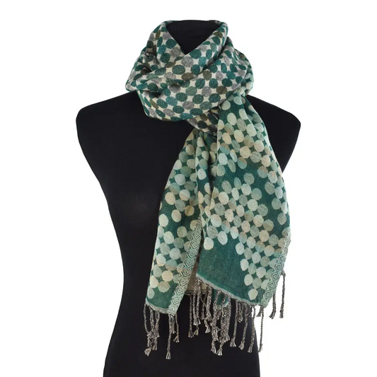 Highspire Dotted Scarf Green by Dupatta