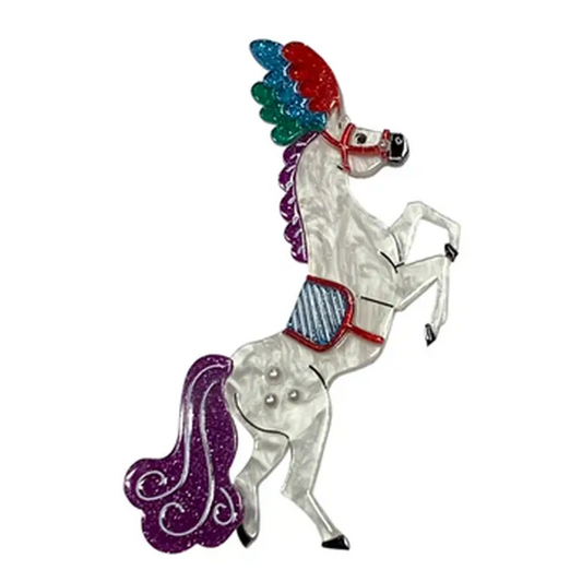 The Mane Event Circus Brooch - Horse Jewelry Brooch-Novelty Pin