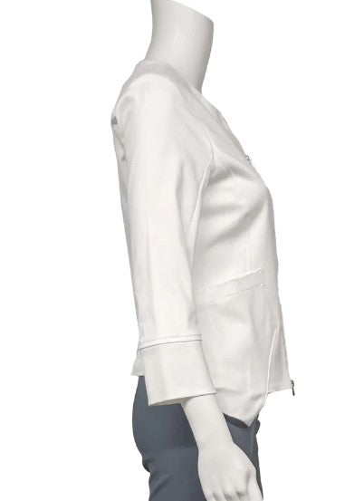 Shortcut Jacket in White by Porto Spring and Summer
